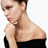 Mini Pebble Earrings with Peridot