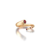 Flip Ring with Ruby Drops