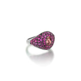 All Over Gem Ring - Pink Tourmaline & Pink Sapphire
