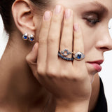 Gem Pinky with Sapphire