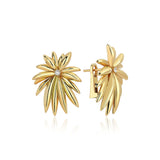 Palm Earrings with Diamond