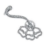 Blossom Cuff with Pave Diamonds