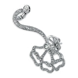 Blossom Cuff with Pave Diamonds