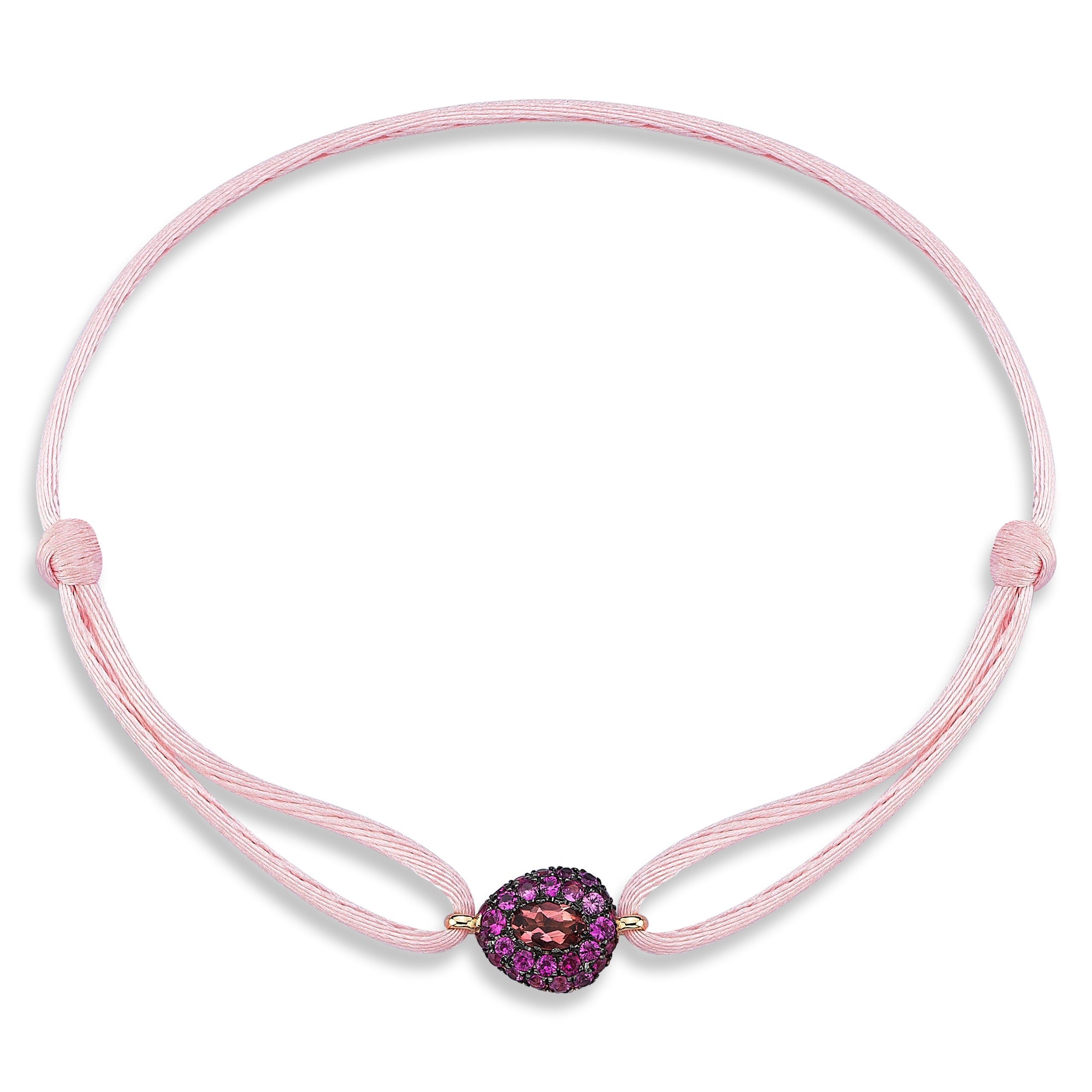 All Over Gem Strings Bracelet with Pink Sapphire