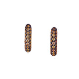 Pebble Hoops - Sarı Safir