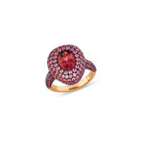 Pebble Ring - Ruby & Pink Sapphire