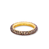 Çok Renkli Şampanya Pırlantalı Parti Yüzüğü