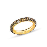 Beyaz &  Şampanya Pırlantalı Parti Yüzüğü