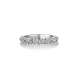 Party Ring with White  & Champagne Diamonds