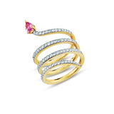 Sassy Snake Ring