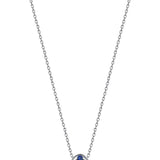 Mini Pebble Necklace with Sapphire Drops