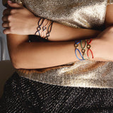 Gem Strings Bracelet with Sapphire Drops