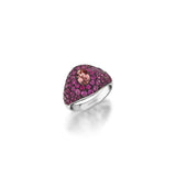 All Over Gem Ring - Pink Tourmaline & Pink Sapphire