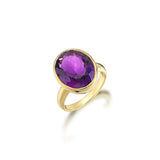Bonbons Cobochon Ring - Amethyst
