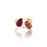 Twin Ring - Rubellite