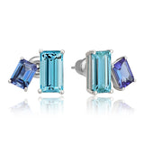 Mediterranean Earring - Sapphire&Aquamarine