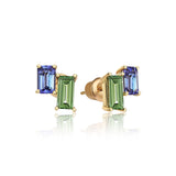 Intution Earring - Sapphire&Tanzanite