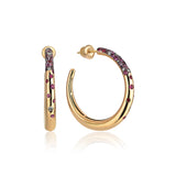 Pinky Earring - Pink Sapphire&Diamond