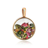 Round Medallion - Mix Tourmaline