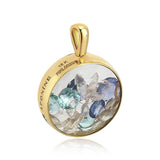 Round Medallion - Sapphire&Topaz