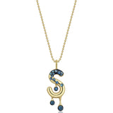 Pave Melting S Necklace
