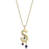 Melting S Necklace