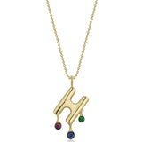 Melting H Necklace