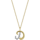 Diamond Love Letters D Necklace