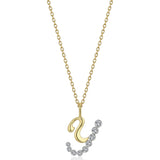 Diamond Love Letters Y Necklace