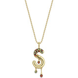 Pave Melting S Necklace