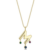 Melting M Necklace