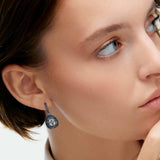 Pebble Küpe - Akuamarin ve Mavi Safir