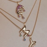 Melting M Necklace