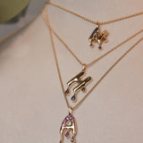 Pave Melting A Necklace