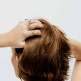 Çift Pırlanta Üçlü Yüzük