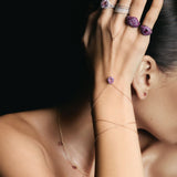 Heart Ring - Pink Kunzit