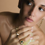 Flip Ring with Pink Tourmaline