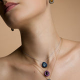 Bonbon Necklace - Aquamarine & Blue Sapphire
