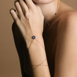 All Over Bonbon Handchain with Amethyst