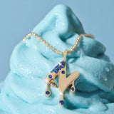 Pave Melting N Necklace