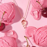 Pave Melting O Necklace