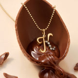 Love Letters K Necklace