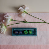 Wild Earring - Lapis & Yellow Sapphire