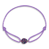 All Over Gem Strings Bracelet with Amethyst