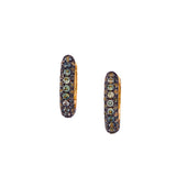 Pebble Hoops - Yeşil Safir