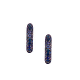 Pebble Hoops - Mavi Safir