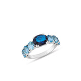 Açık Mavi Safir Yüzük
