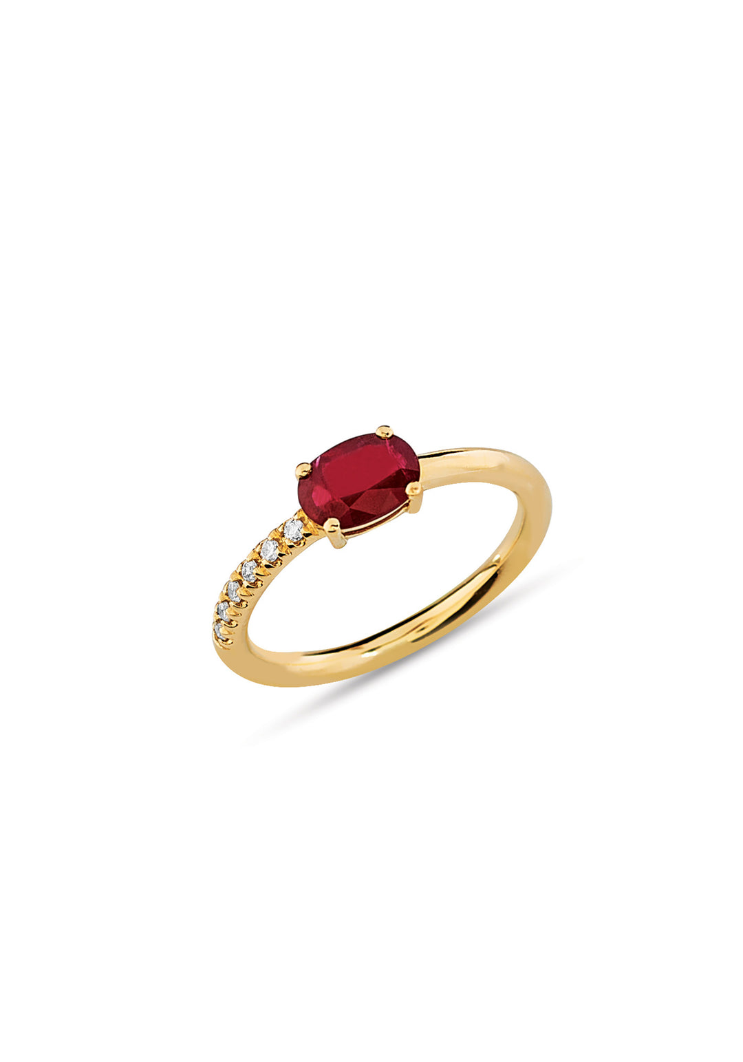 Ruby Single Ring – Aponine