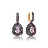 XL Bonbons Küpe - Ametist & Safir